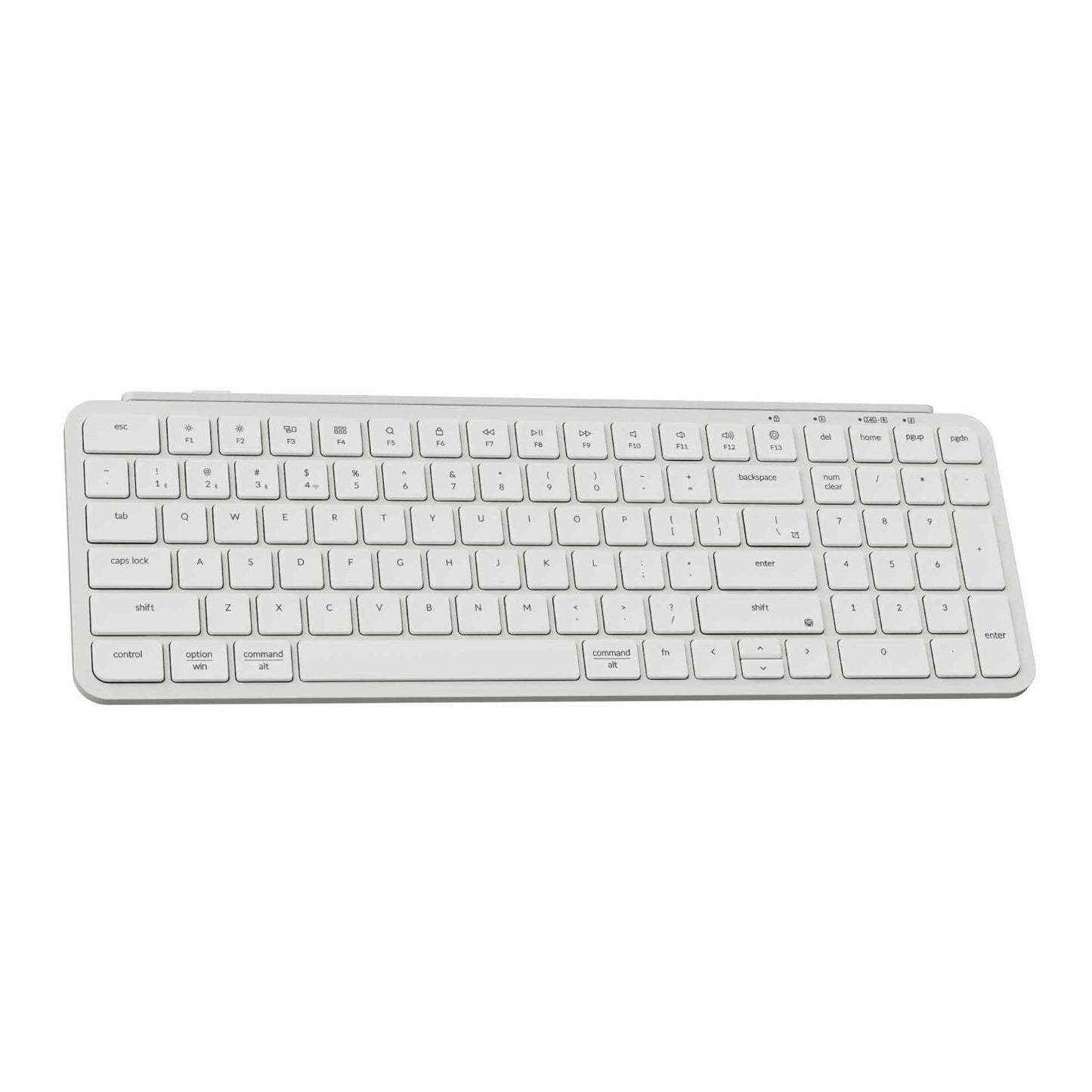 Keychron B2 Pro Ultra-Slim 96% Wireless Keyboard - Ivory White-1