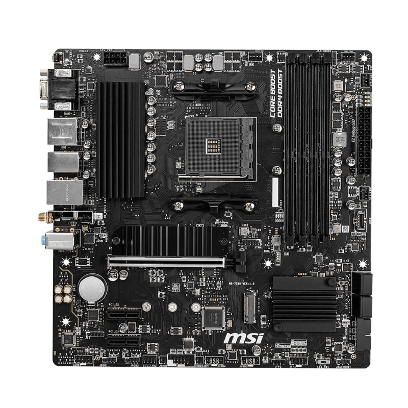 MSI B550M PRO-VDH WIFI AMD AM4 MATX Gaming Motherboard-1