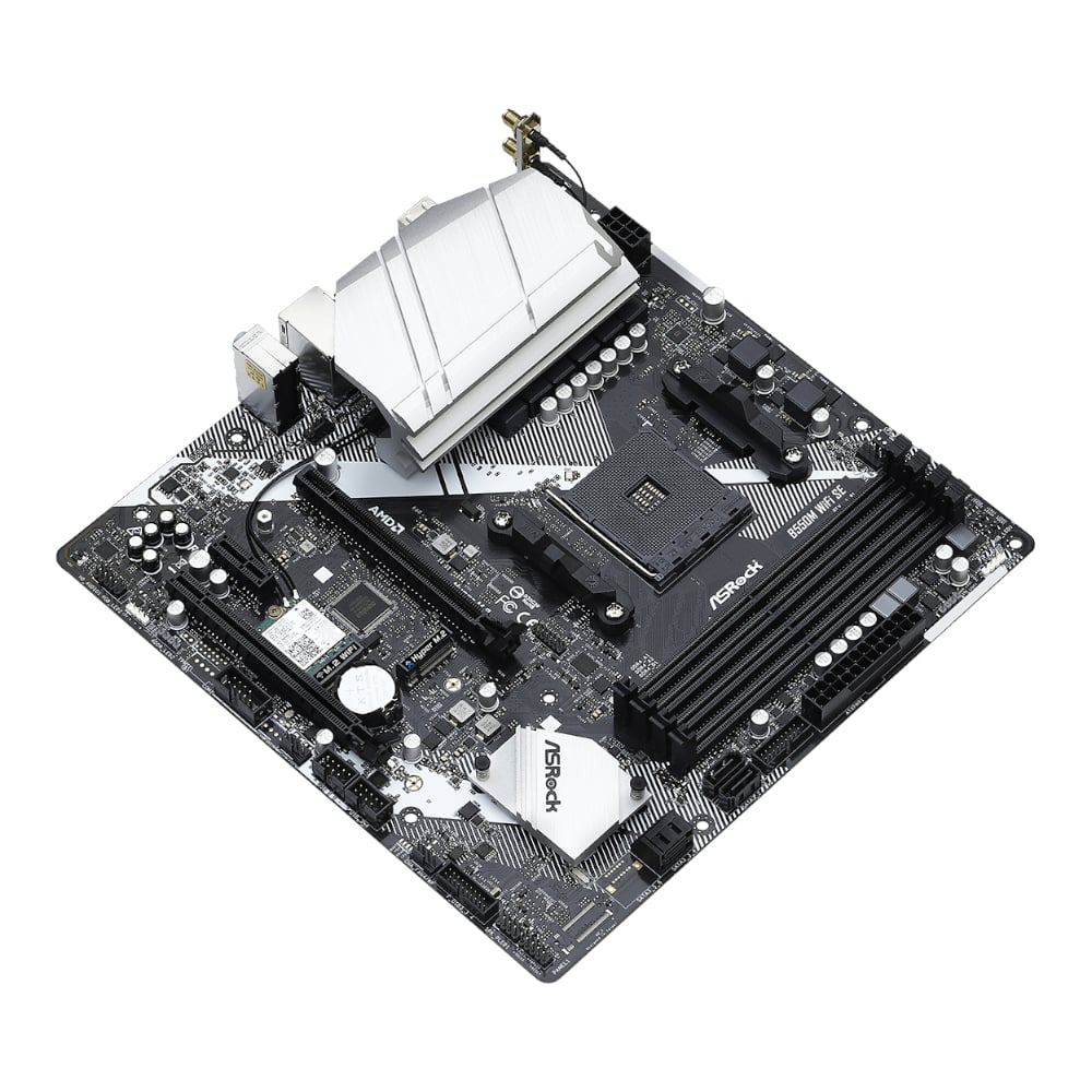 ASRock B550M Wi-Fi SE AMD AM4 m-ATX Motherboard-2