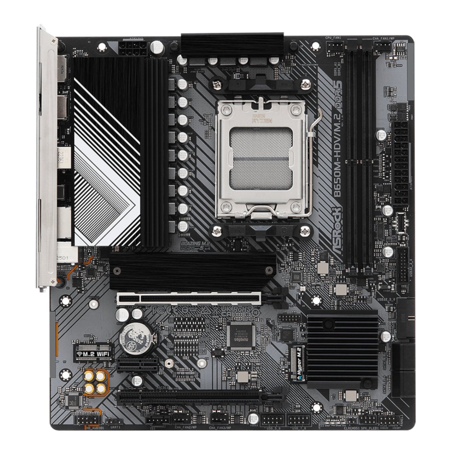 ASRock B650M-HDV/M.2 AM5 Micro-ATX Motherboard-1