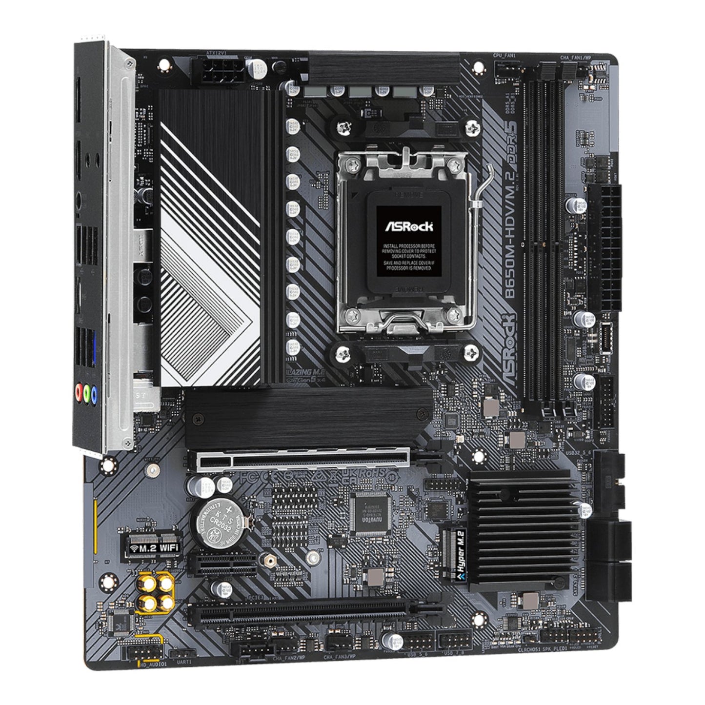 ASRock B650M-HDV/M.2 AM5 Micro-ATX Motherboard-3
