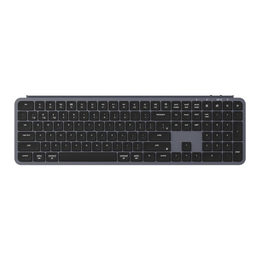 Keychron B6 Pro Ultra-Slim 100% Wireless Keyboard – Space Grey-0