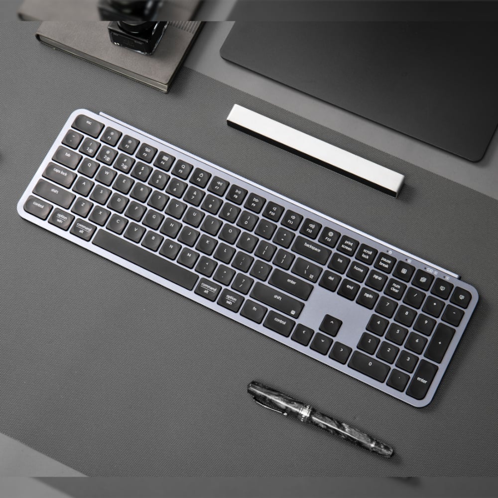 Keychron B6 Pro Ultra-Slim 100% Wireless Keyboard – Space Grey-3