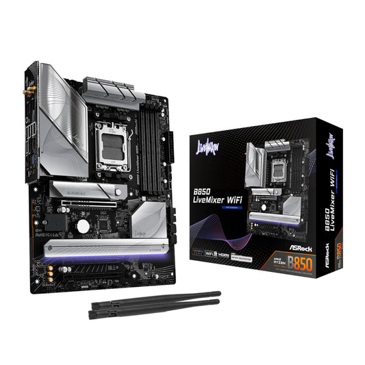 ASRock B850 LiveMixer WiFi AM5 ATX Gaming Motherboard-0