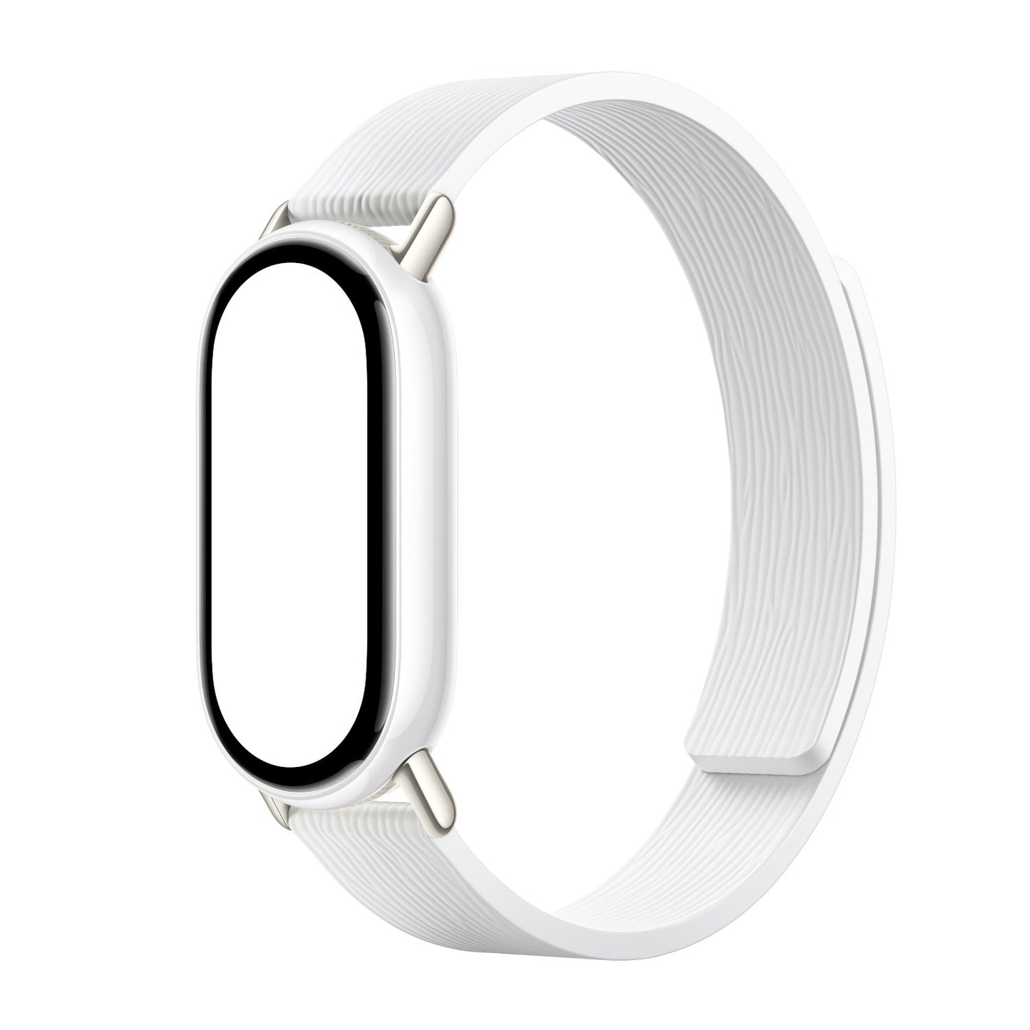 Xiaomi Smart Band 10 Magnetic Kona Leather Strap - Glacier White-2