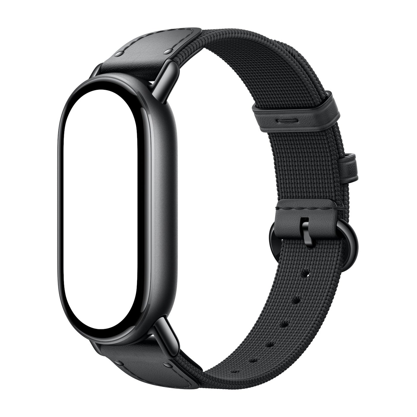 Xiaomi Smart Band 10 Knitted Silk Strap - Ebony Black-2