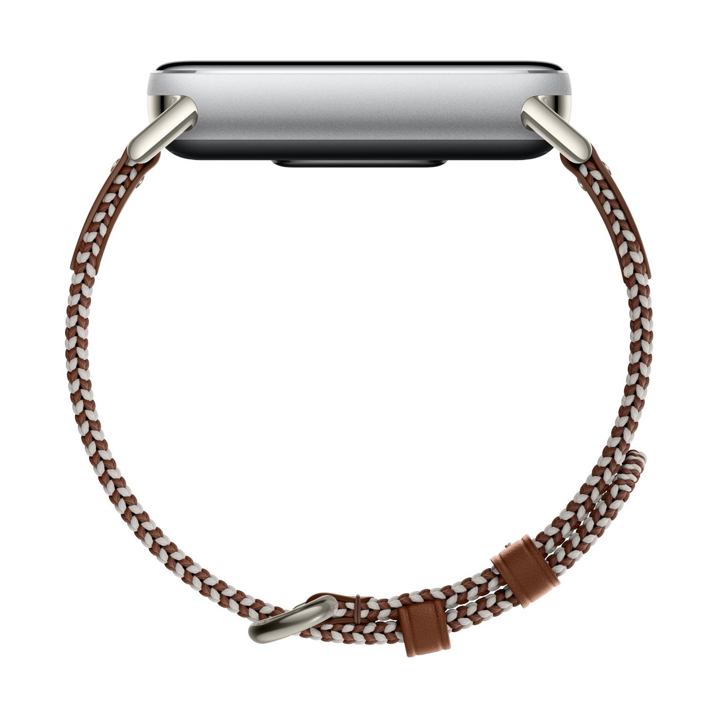 Xiaomi Smart Band 10 Knitted Silk Strap - Feather Brown-3