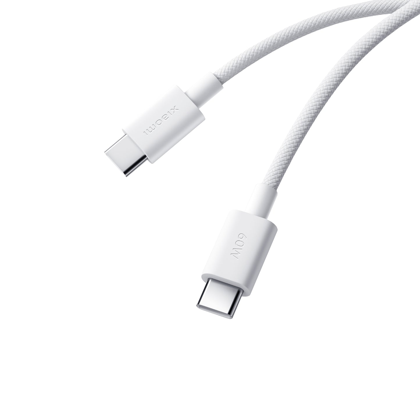 Xiaomi 3A Braided USB Type-C to USB Type-C Cable 1M - White-0