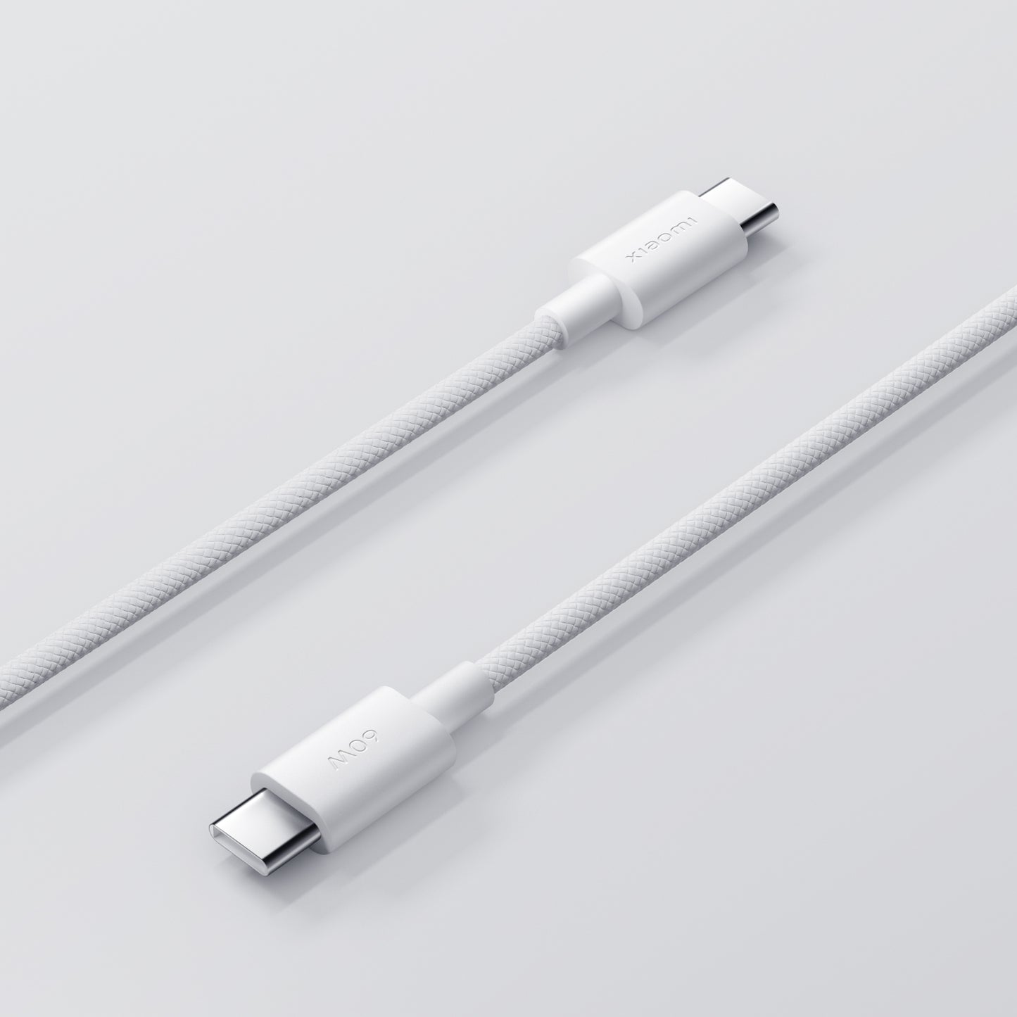 Xiaomi 3A Braided USB Type-C to USB Type-C Cable 1M - White-1