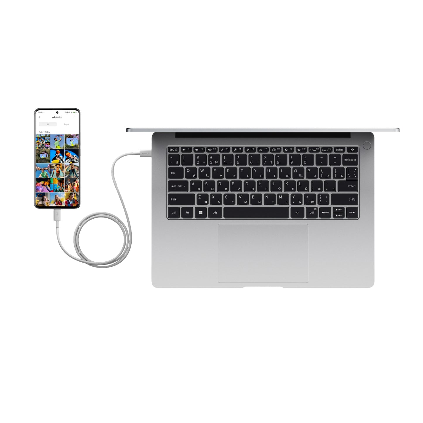 Xiaomi USB4 6A USB Type-C To USB Type-C Braided Cable 2m- (120W, 480 Mbps)-4