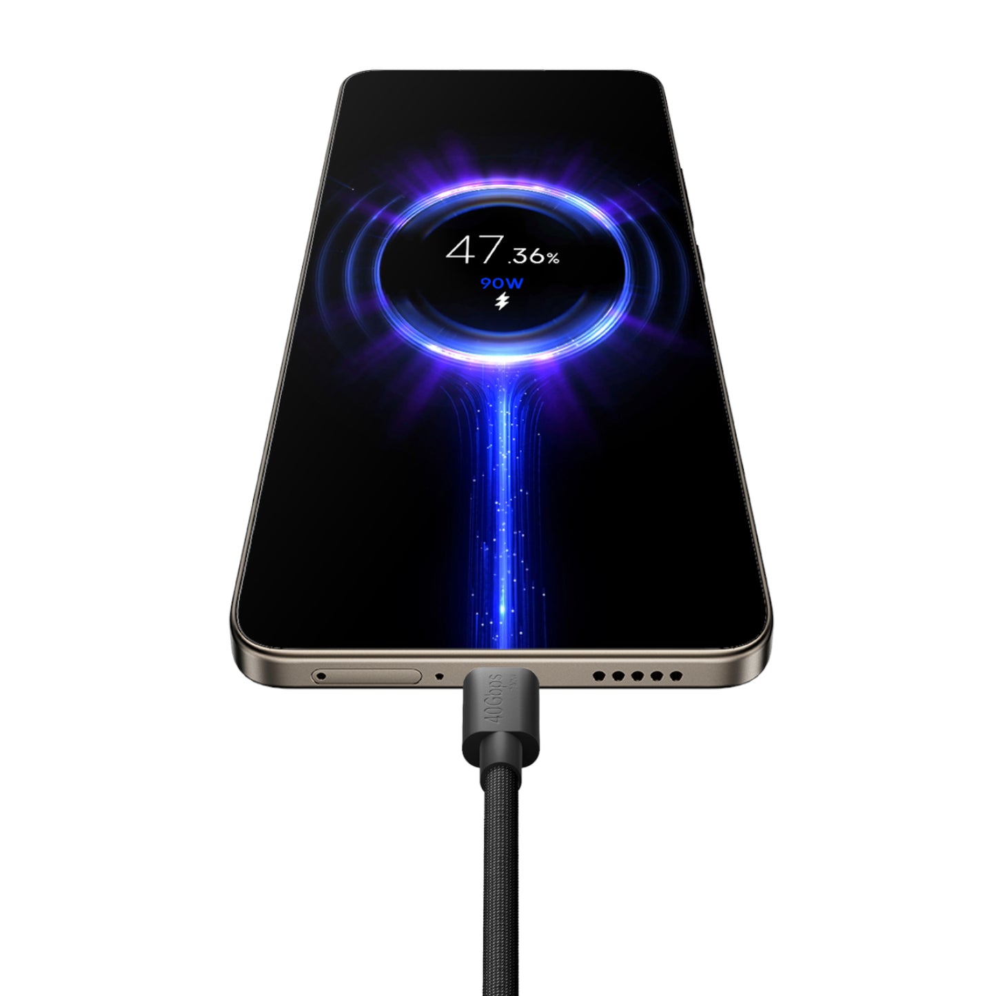 Xiaomi USB4 6A USB Type-C To USB Type-C Braided Cable 1m- (120W, 40Gbps, 8K)-3