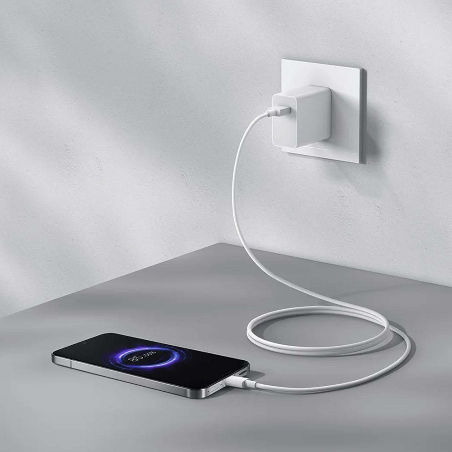 Xiaomi 3A USB-A to USB Type-C Cable 1M - White-2