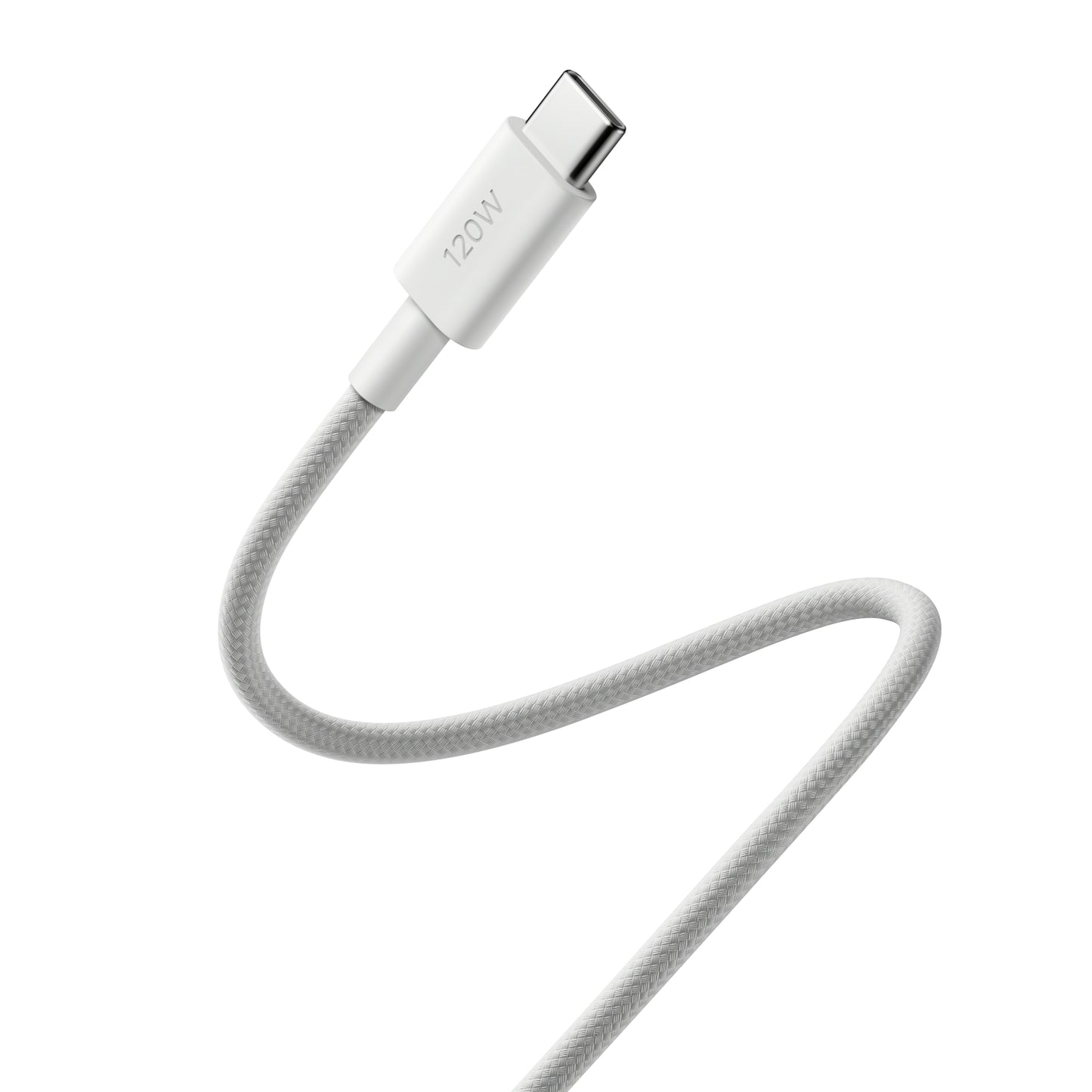 Xiaomi 6A Braided USB Type-C to USB Type-C Cable (1m) - White-2