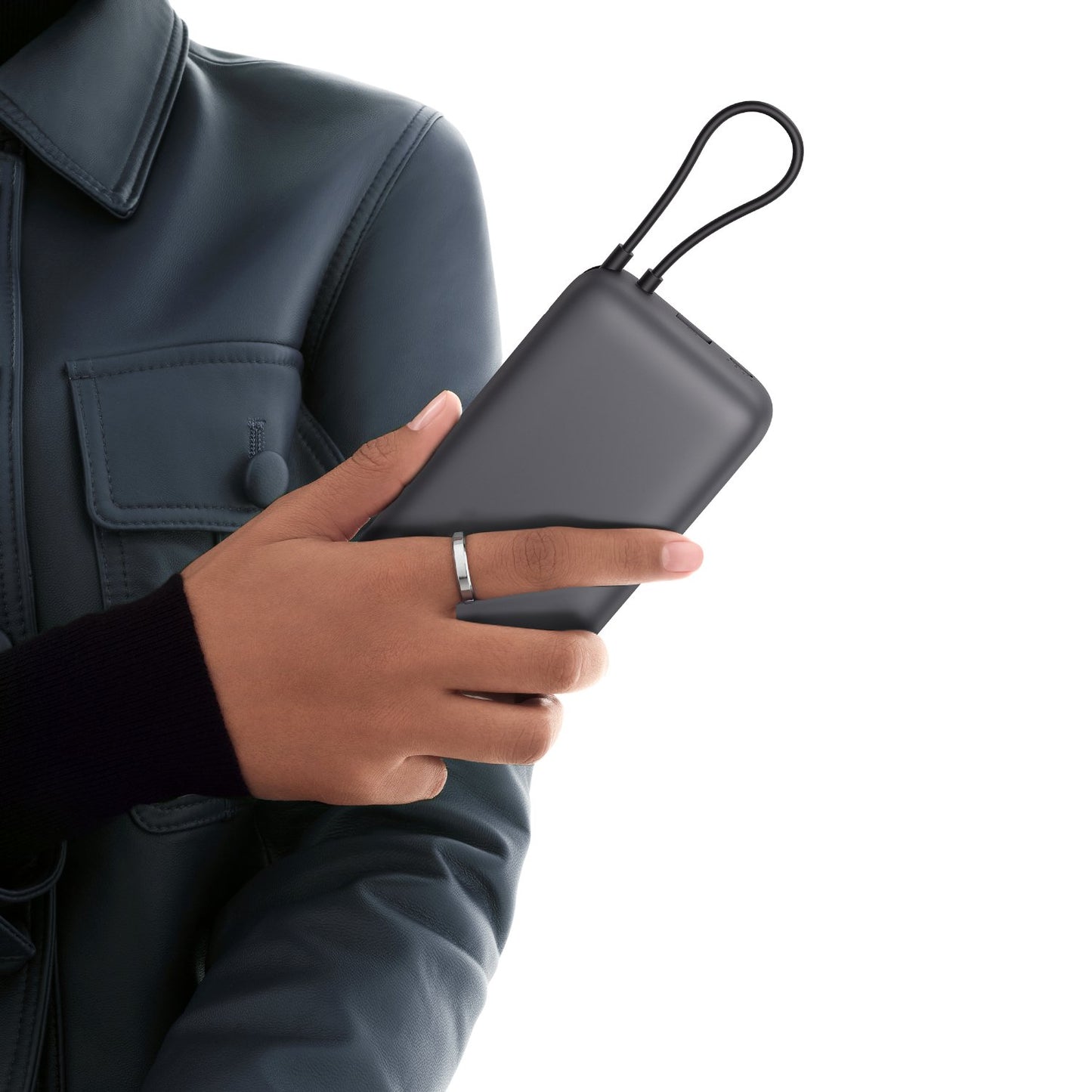 Xiaomi Power Bank 20000mAh (Integrated Cable) - Grey-2