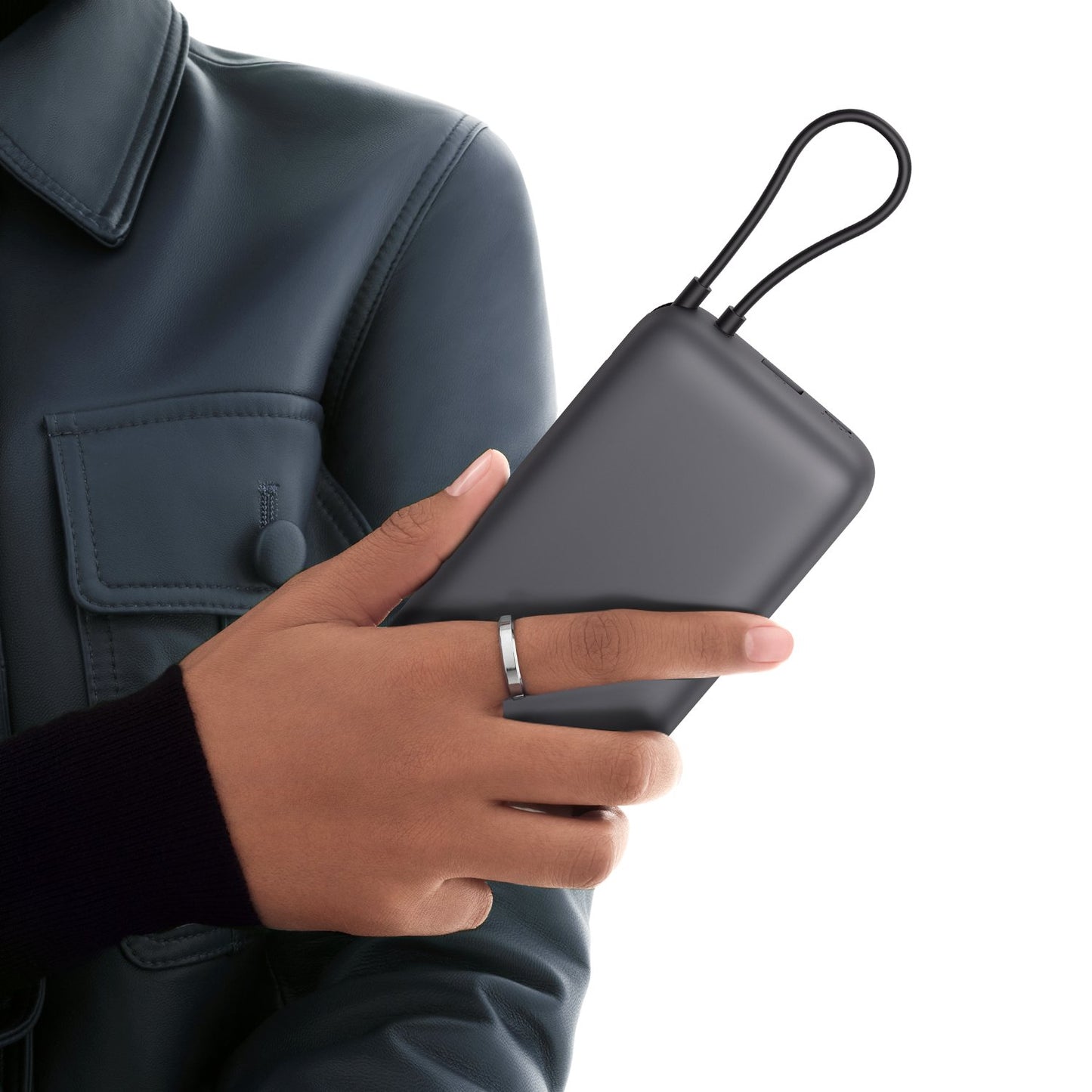 Xiaomi Power Bank 20000mAh (Integrated Cable) - Dark Grey-4