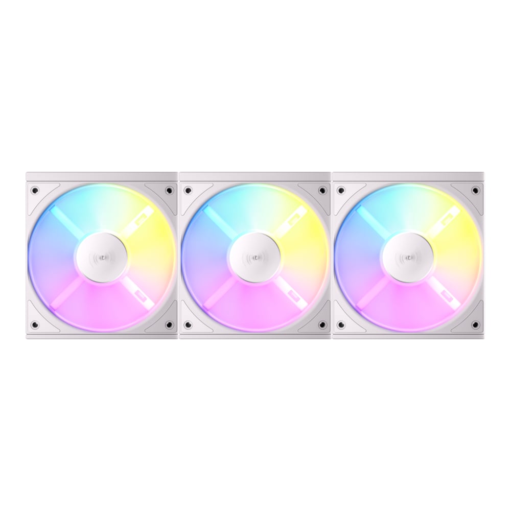 Antec Connect 120 ARGB PWM Fan 3 Pack - White-4