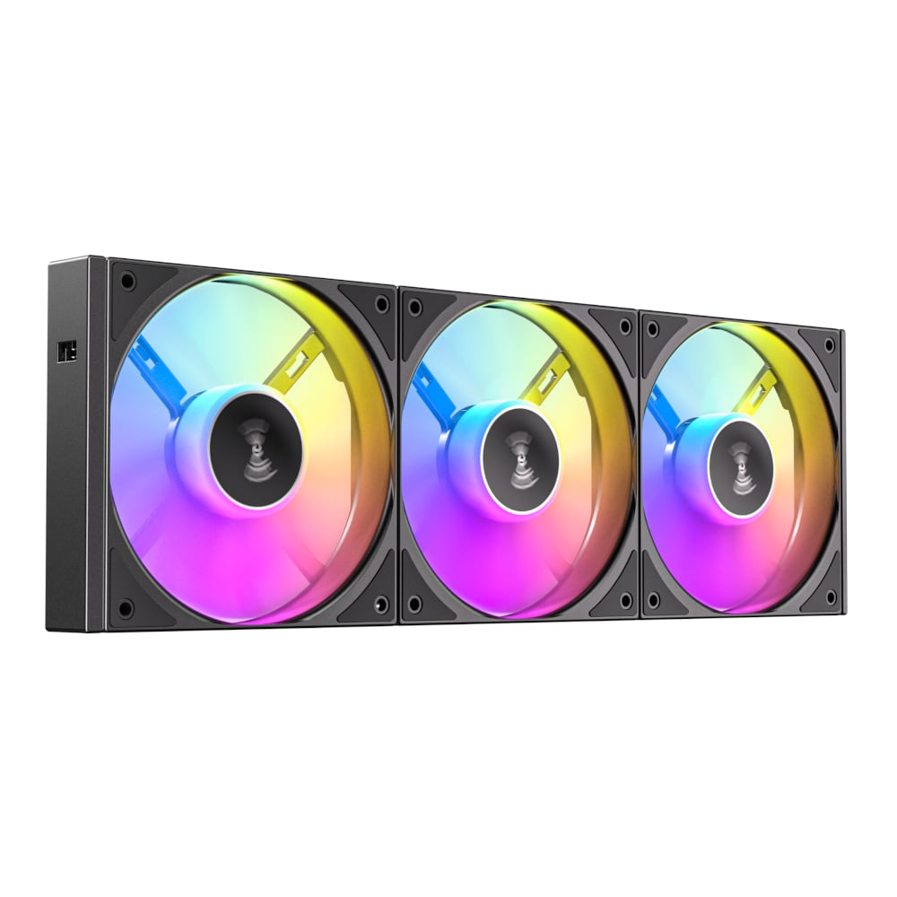Antec Connect 120 Reverse ARGB PWM Fan 3 Pack - Black-1