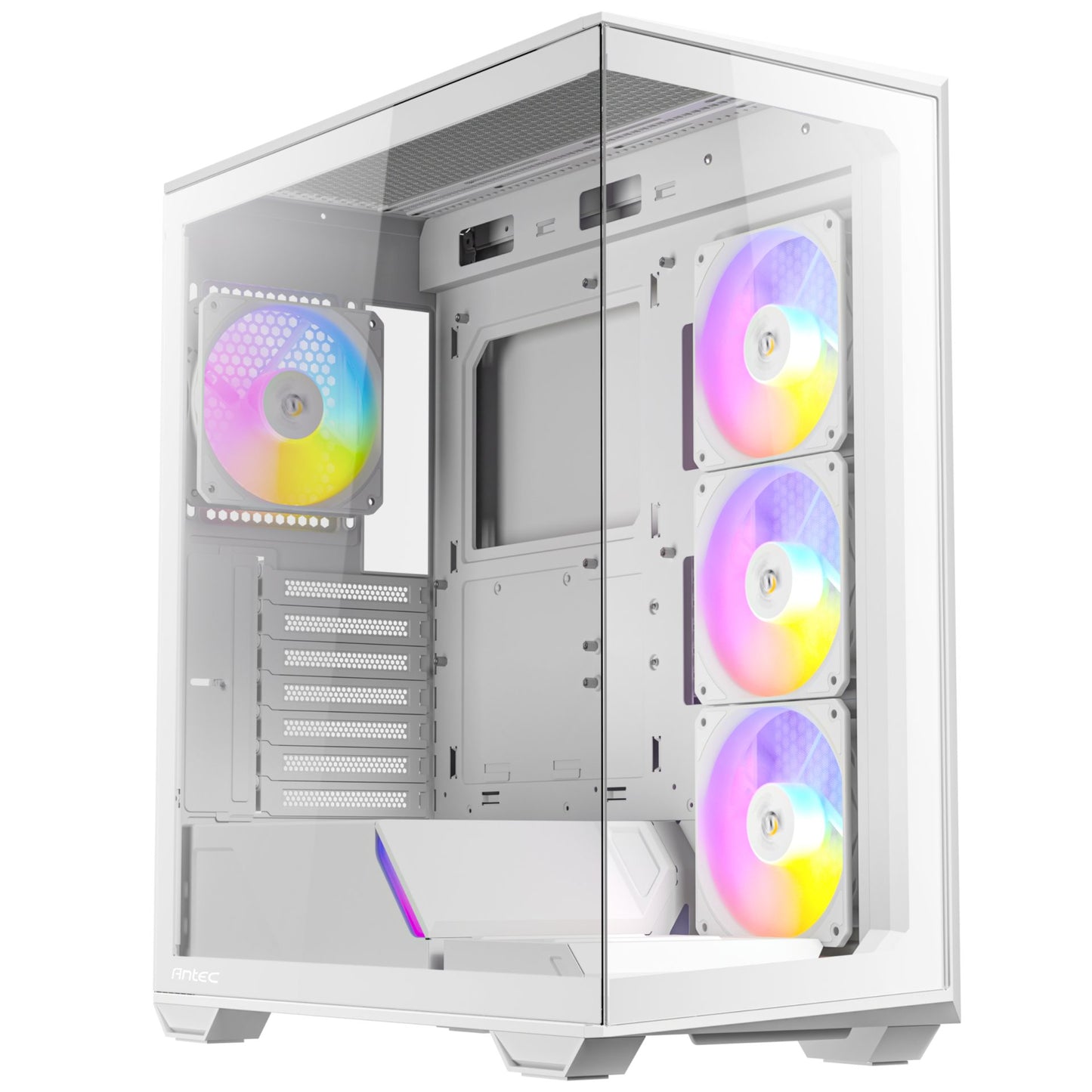 Antec C3 ARGB ATX | Micro-ATX | ITX ARGB Mid-Tower Gaming Chassis – White-0