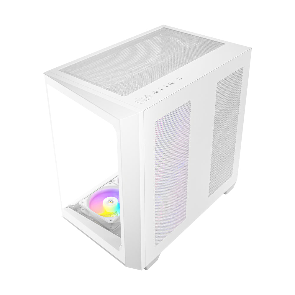 Antec C5 ARGB ATX DUAL Mid Tower Gaming Chassis – White-5