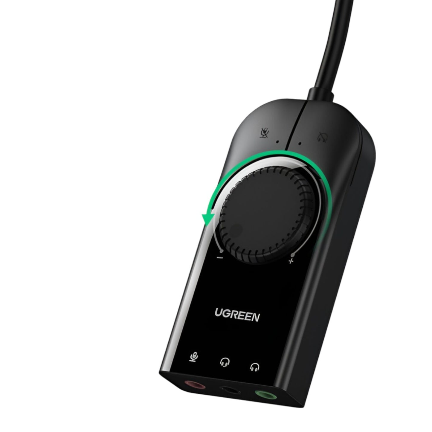 UGREEN CM129-40964 USB-A to 3.5mm External Stereo Sound Adapter - Black-2