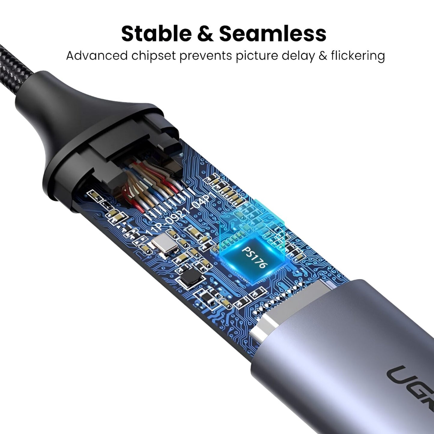 UGREEN Type-C To 4K HDMI  Adapter - Silver-3