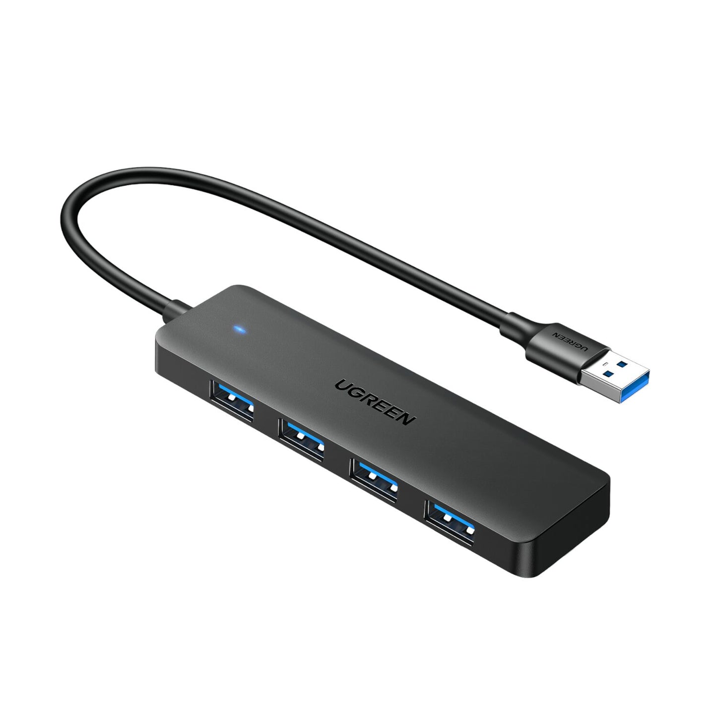 UGREEN 4-in-1 USB 3.0 Hub - High-Speed 5Gbps Data Transfer - Grey-1