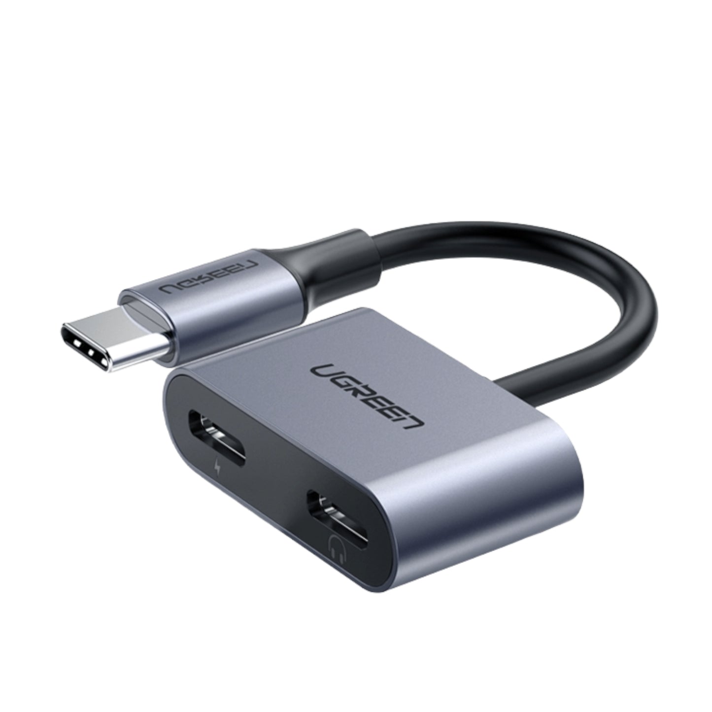 UGREEN USB Type-C Dual Audio and Charging Adapter (15W PD, 2-in-1 Splitter)-0
