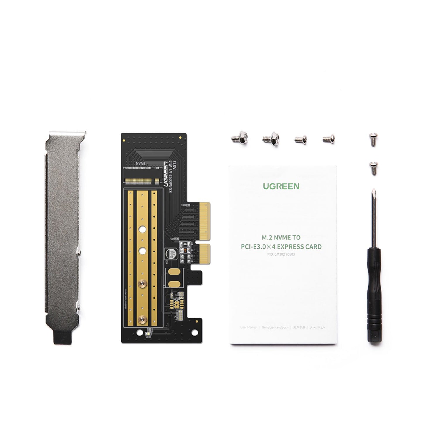 UGREEN CM302 M.2 NVME to PCI-E3.0X4 Express Card-3