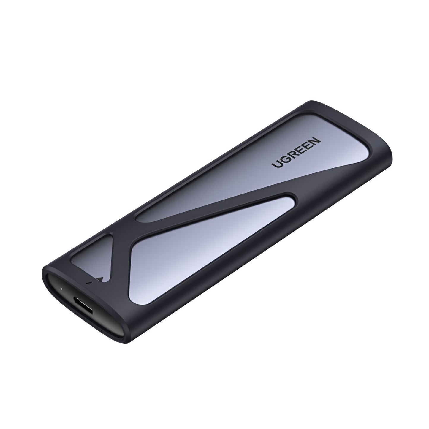 UGREEN CM400-90264 M.2 NVME/SATA SSD Enclosure (10Gbps) - Silver-0