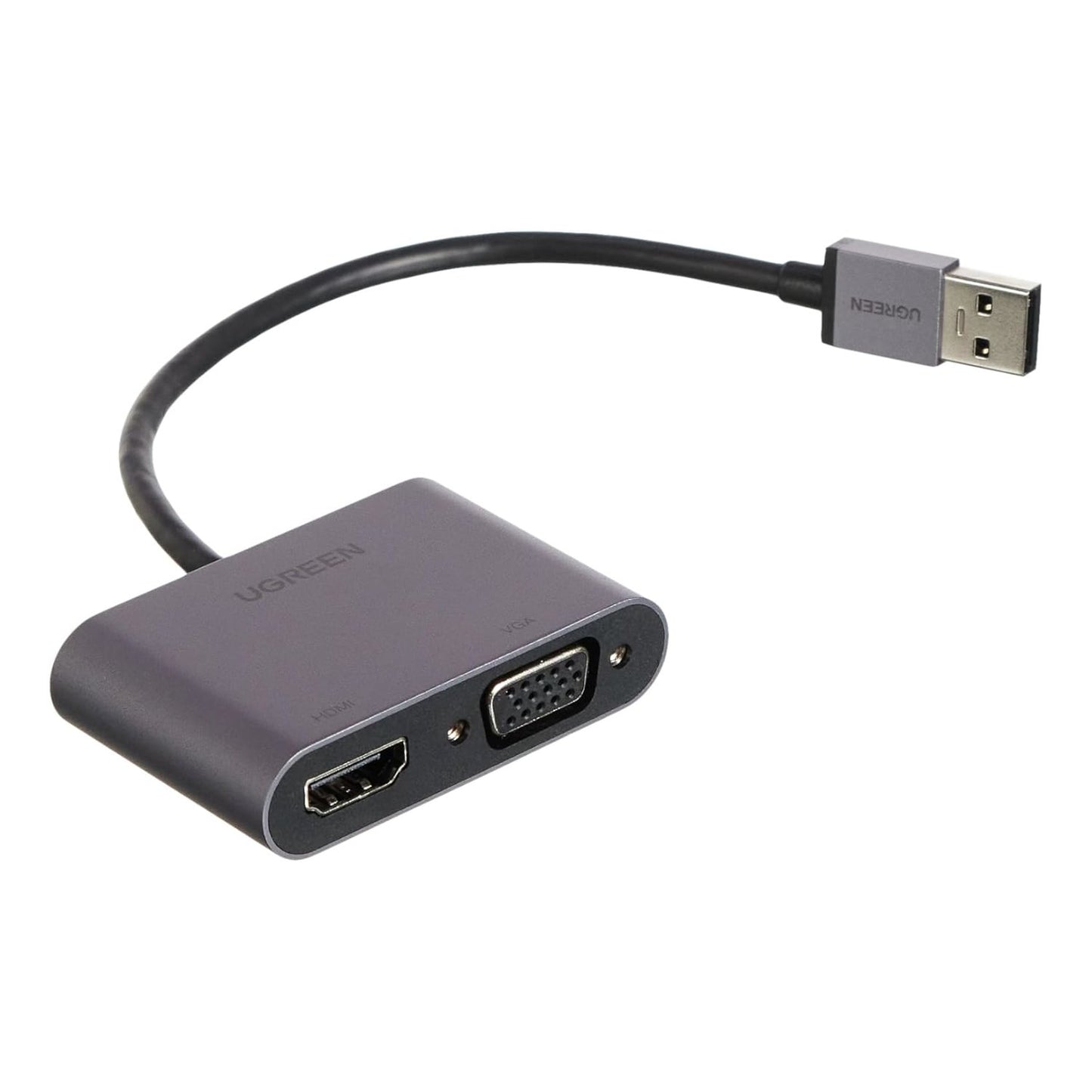 UGreen CM449 USB-A to HDMI + VGA 1080P Display Adapter-0