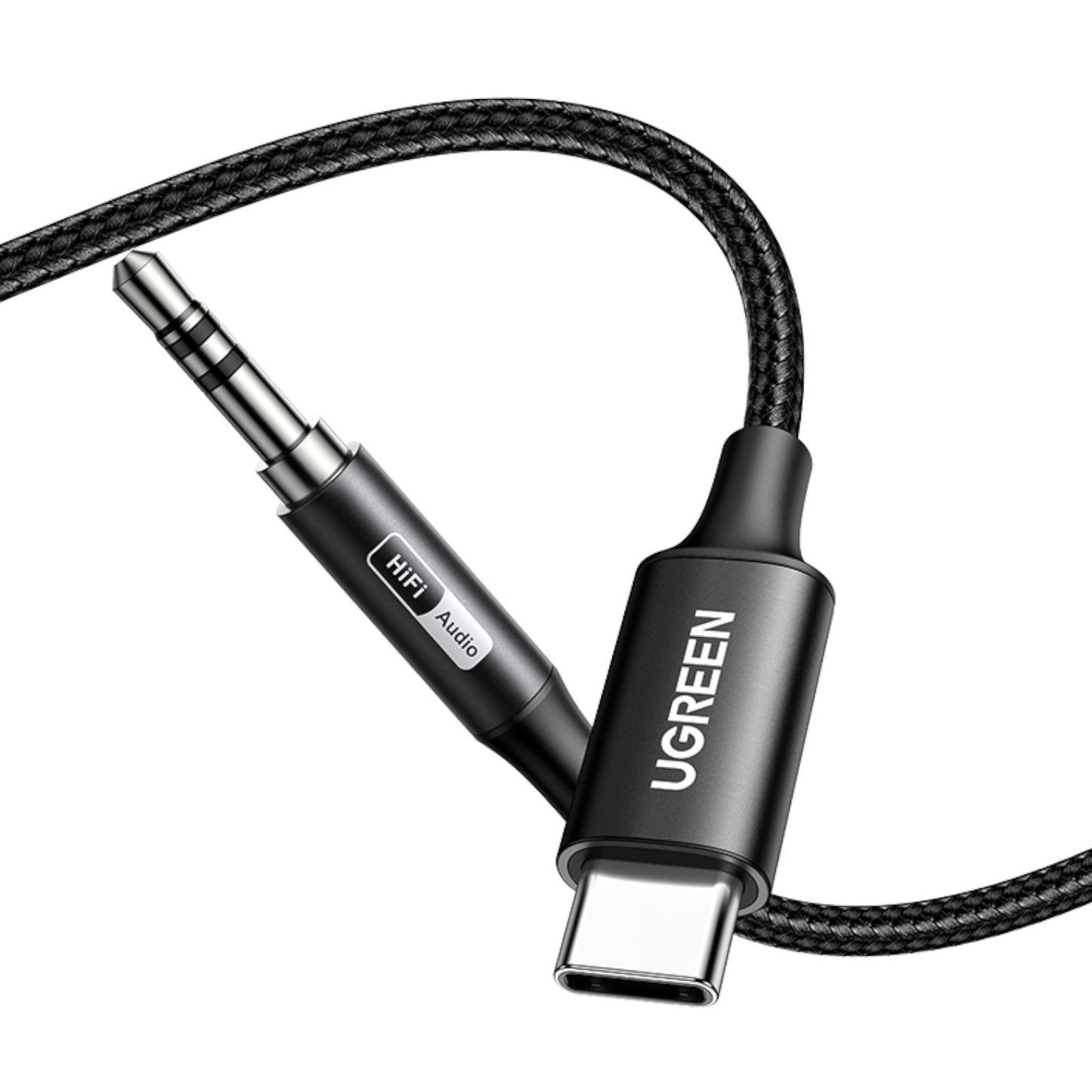 UGreen USB Type-C to 3.5mm AUX Audio Cable 1M - Black-1