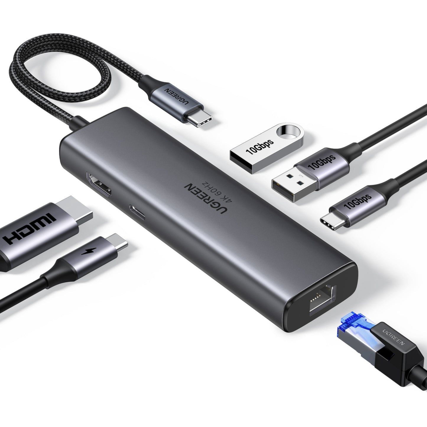 UGreen CM512 6-in-1 USB Type-C Docking Station-0