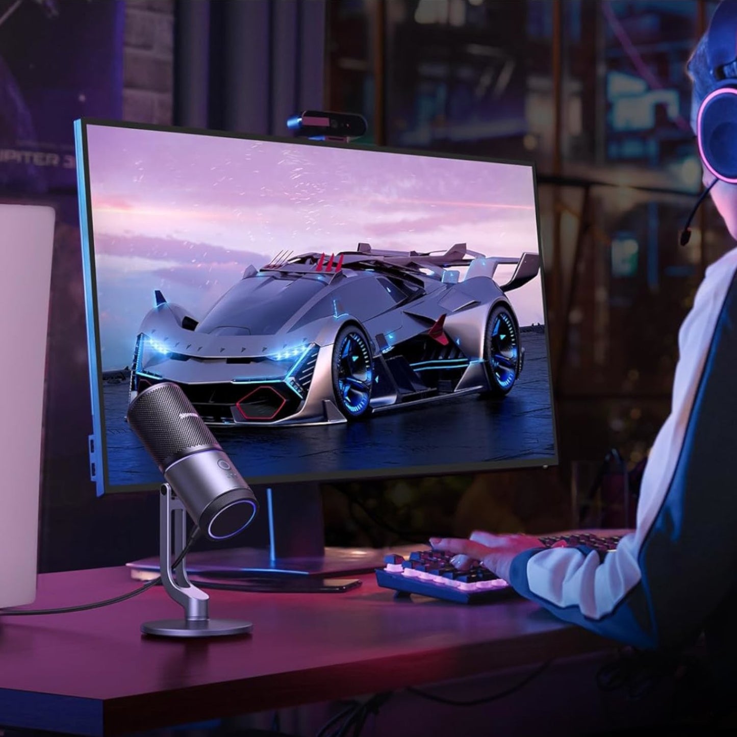 UGreen CM769 RGB USB Gaming Microphone-3