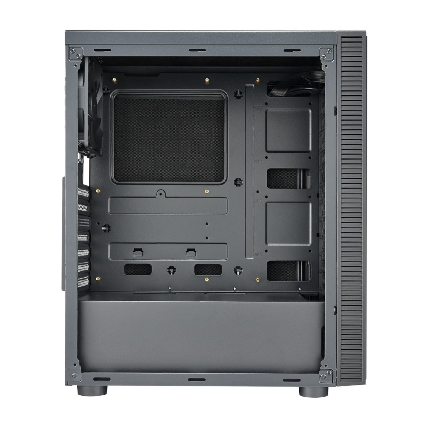 FSP CMT223S ATX Mid Tower Chassis - Black-4