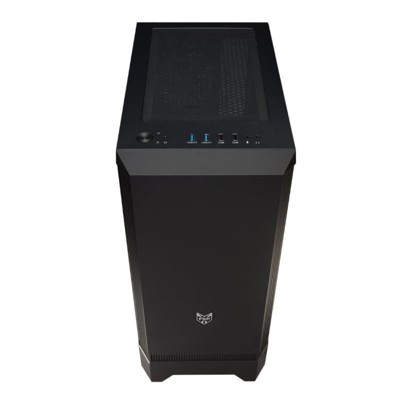 FSP CMT260 ATX Gaming Chassis - Black-3