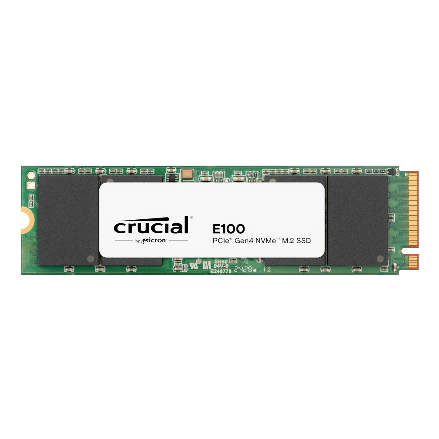 Asus Cobble M.2 SSD Type-C Enclosure and Crucial E100 2TB NVMe Bundle - Black-1