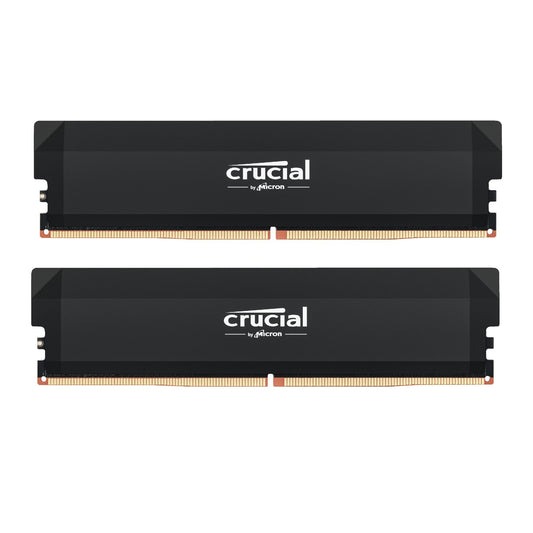 Crucial Pro DDR5 6000MHz 32GB Overclocking Memory Kit - Black-0