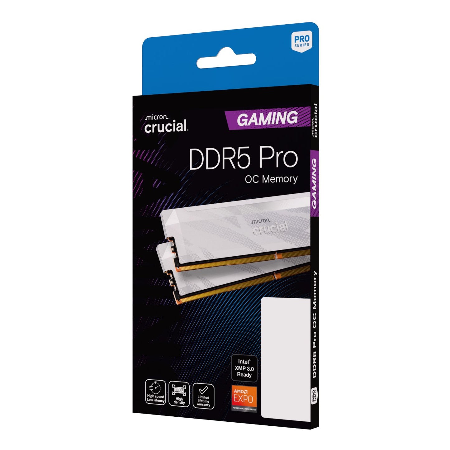 Crucial Pro Overclocking DDR5-6400 32GB Desktop Gaming Memory Kit (16GB x 2) – White-4
