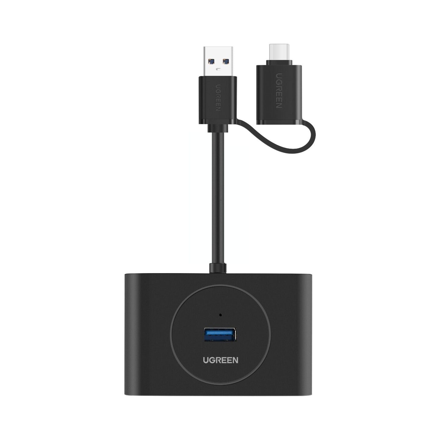UGREEN 4-Port USB 3.0 Hub with Micro USB | 5Gbps Data Transfer - 0.5m-1