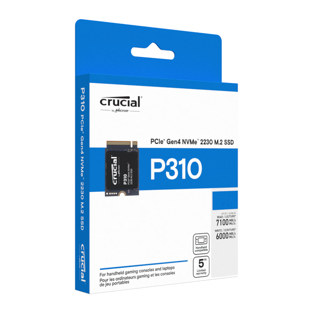 Crucial P310 1TB Gen4 M.2 2230 NVMe 3D NAND SSD-6