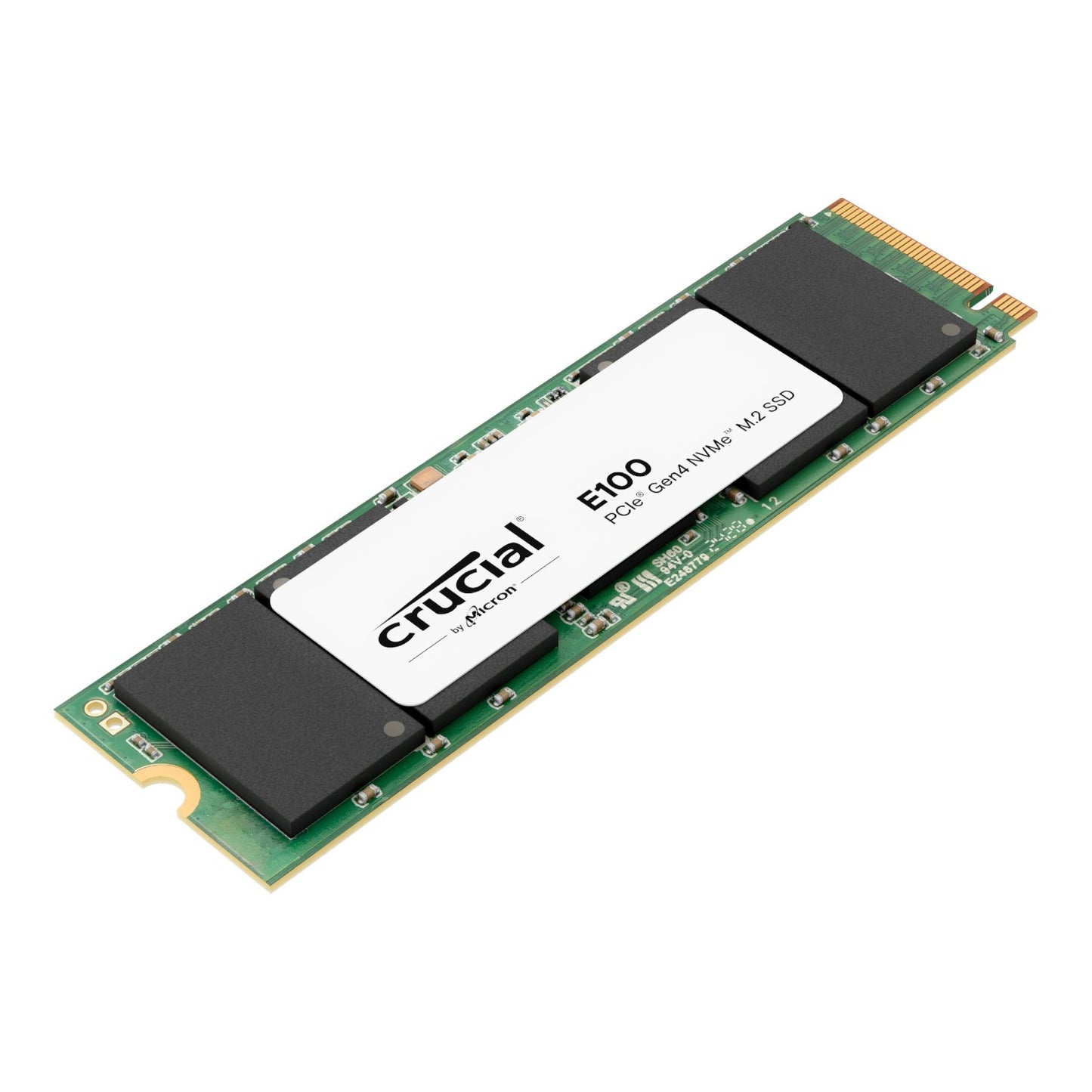 Crucial E100 2TB PCIe Gen4 2280 NVMe M.2 SSD-1