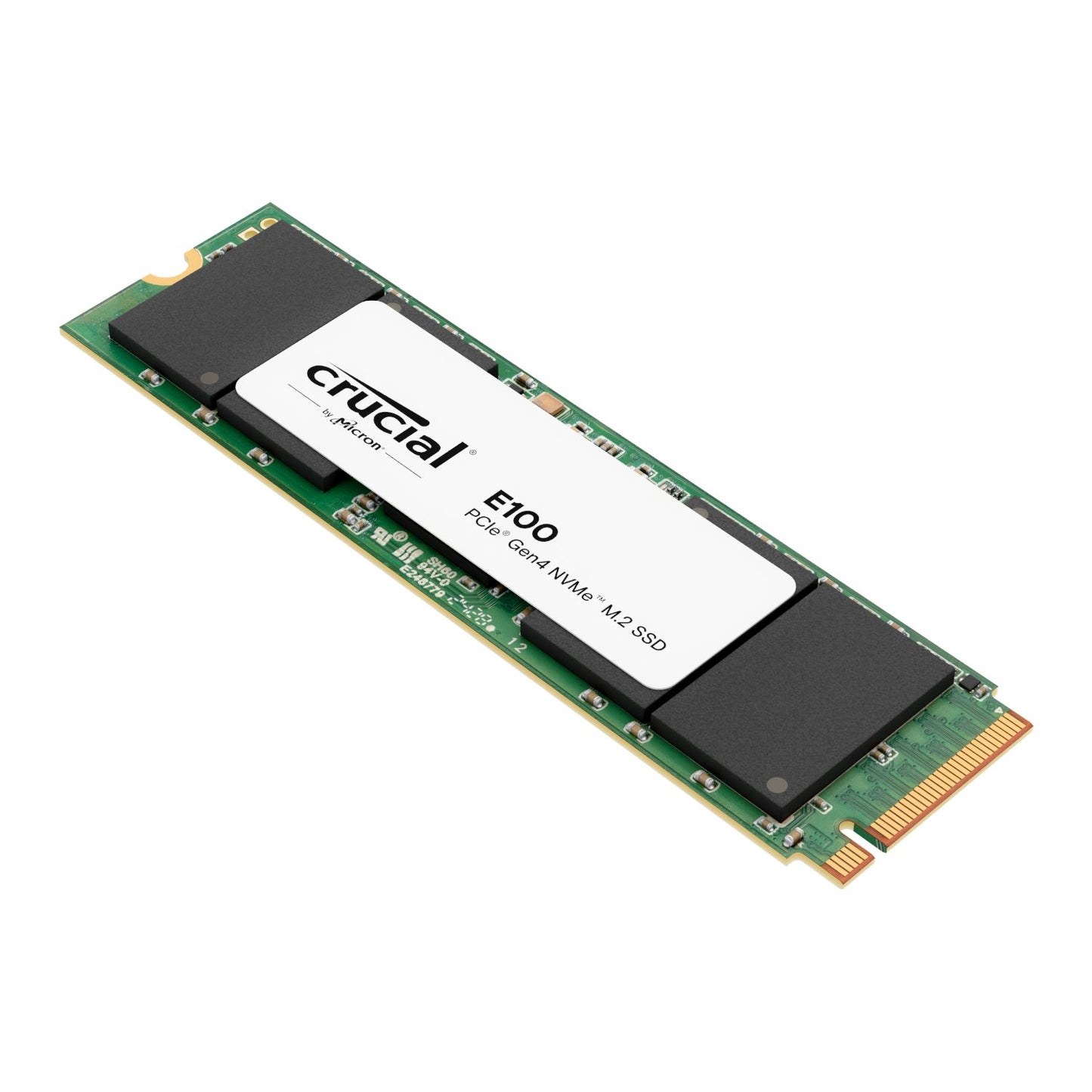 Crucial E100 2TB PCIe Gen4 2280 NVMe M.2 SSD-2