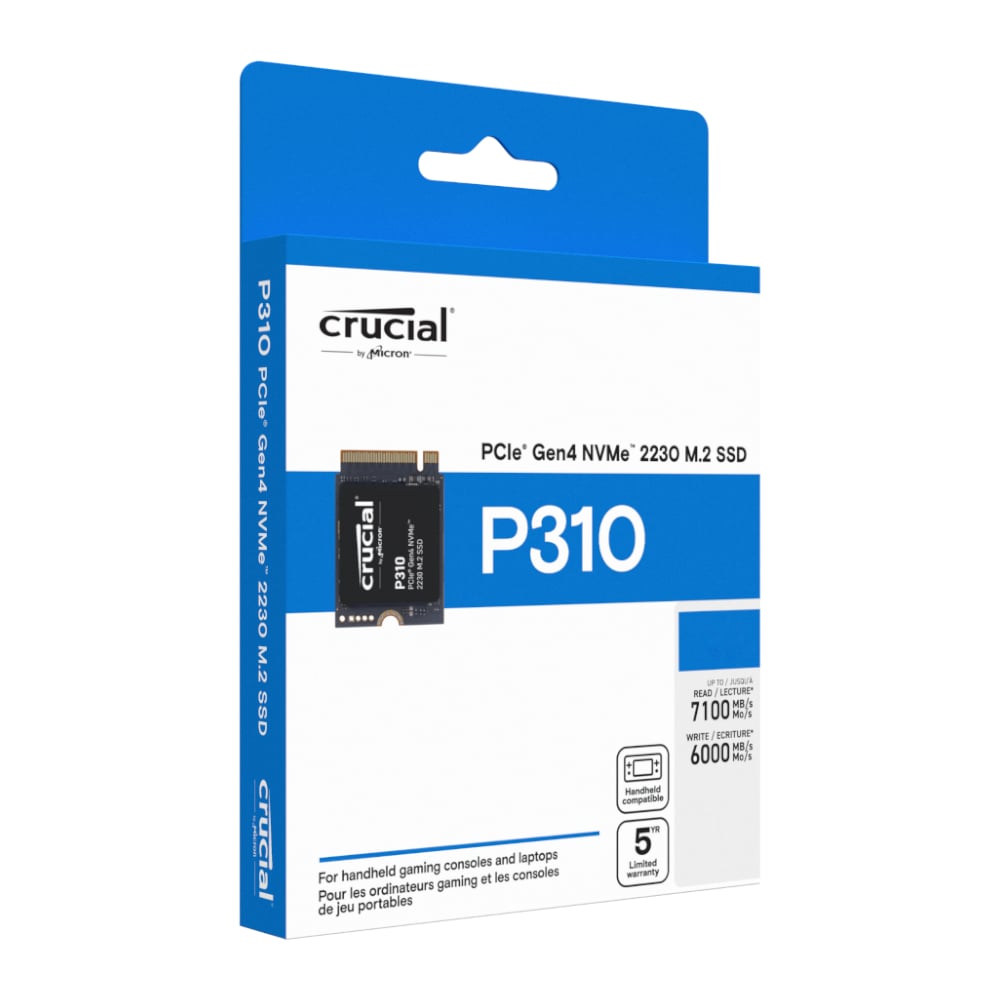 Crucial P310 2TB PCIe Gen4 2230 NVMe M.2 SSD-5