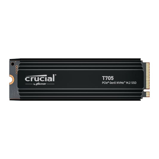 Crucial T705 4TB M.2 NVMe Gen5 with Heatsink NAND SSD-0