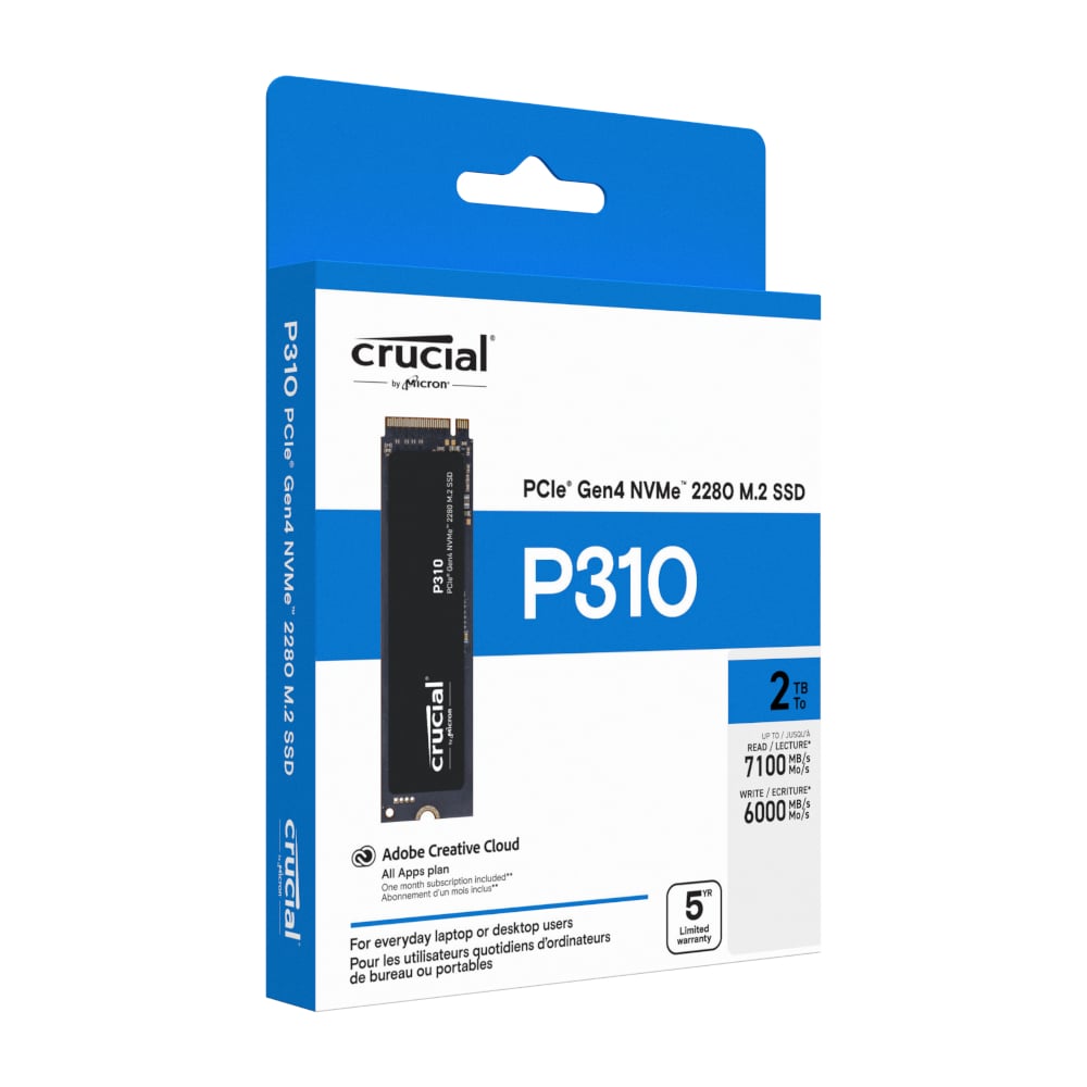 Crucial P310 500GB M.2 NVMe 3D NAND SSD-5