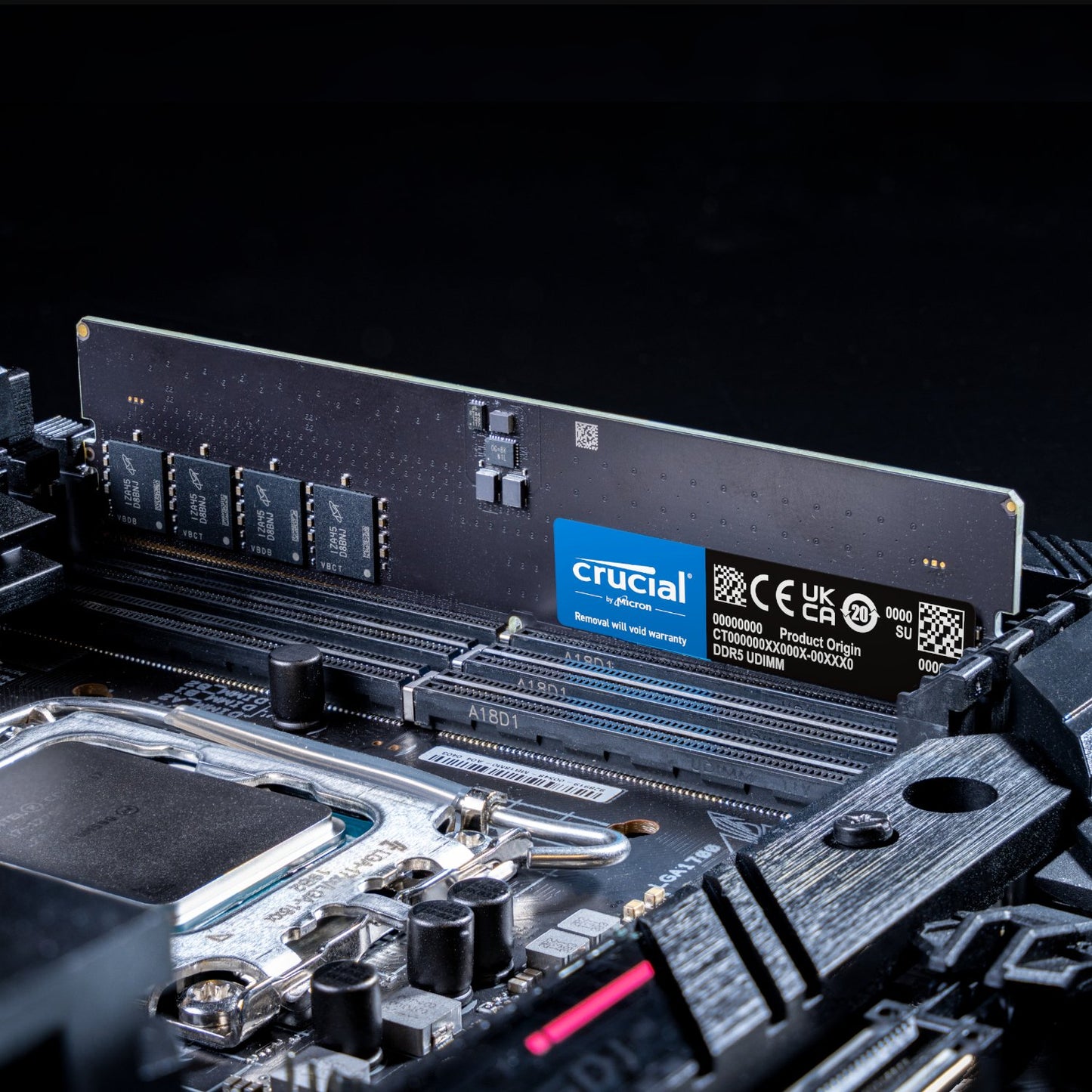 Crucial 64GB DDR5 5600Mhz UDIMM Desktop Memory-4