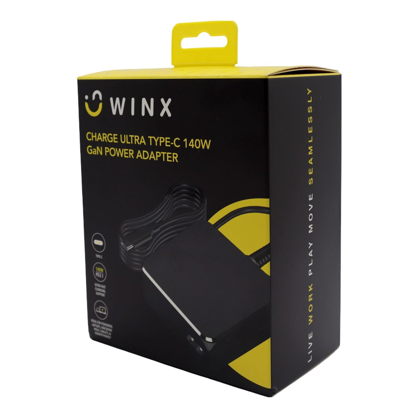 WINX CHARGE Ultra Type-C 140W GaN Power Adapter-6