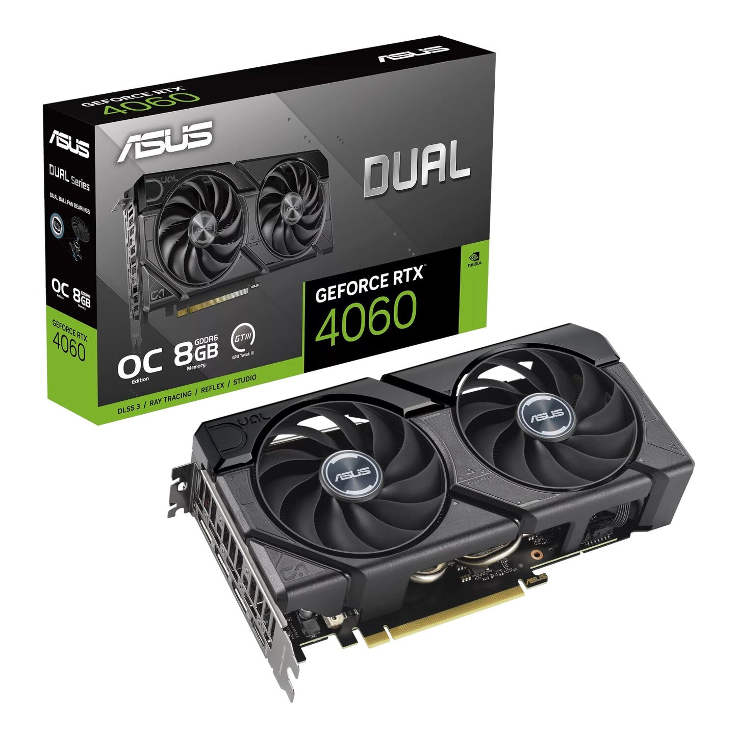 Asus Dual GeForce RTX 4060 EVO OC 8G GDDR6 Graphics Card-0