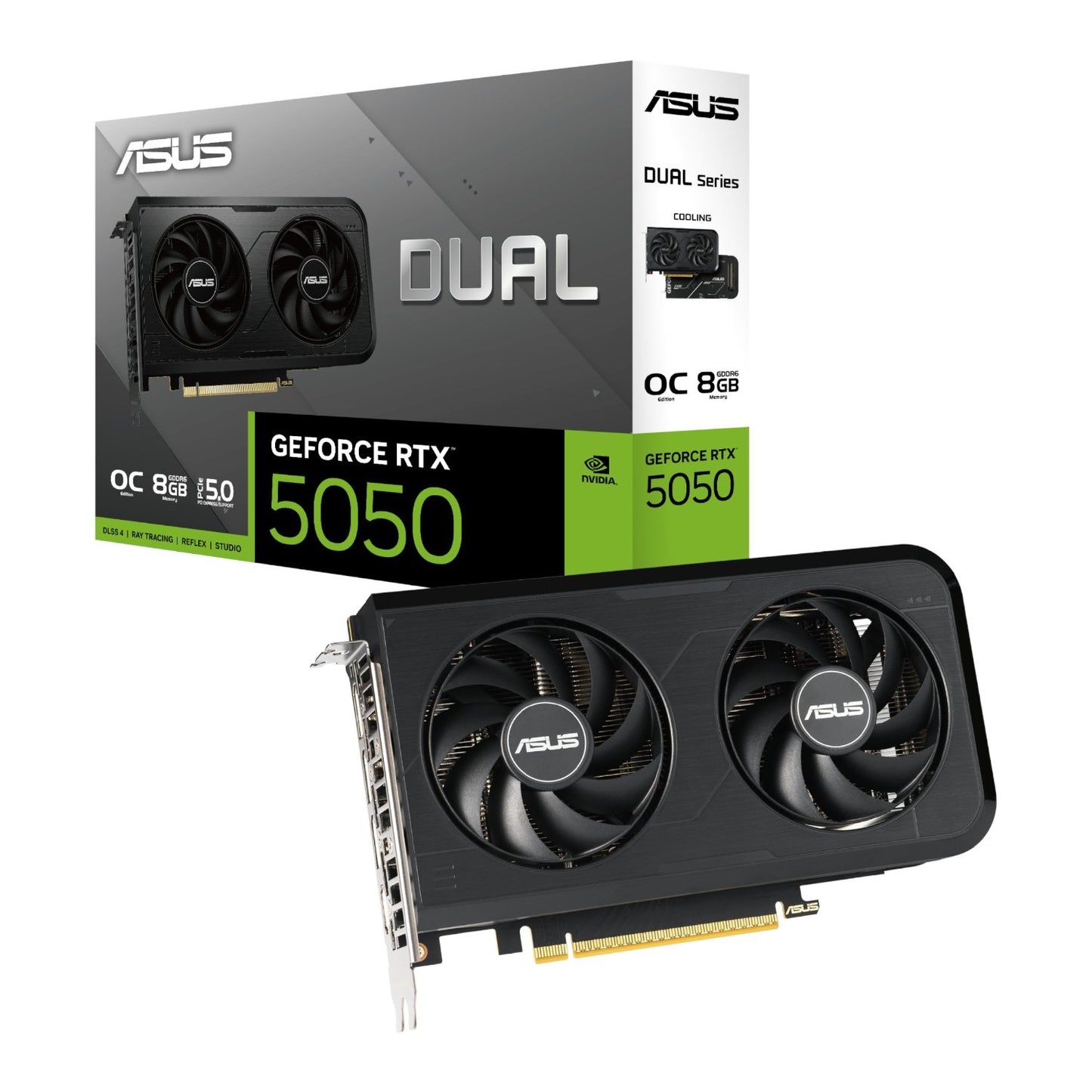 Asus Nvidia GeForce RTX 5050 Dual OC 8GB GDDR6 Graphics Card-0