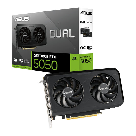 Asus Nvidia GeForce RTX 5050 Dual OC 8GB GDDR6 Graphics Card-0
